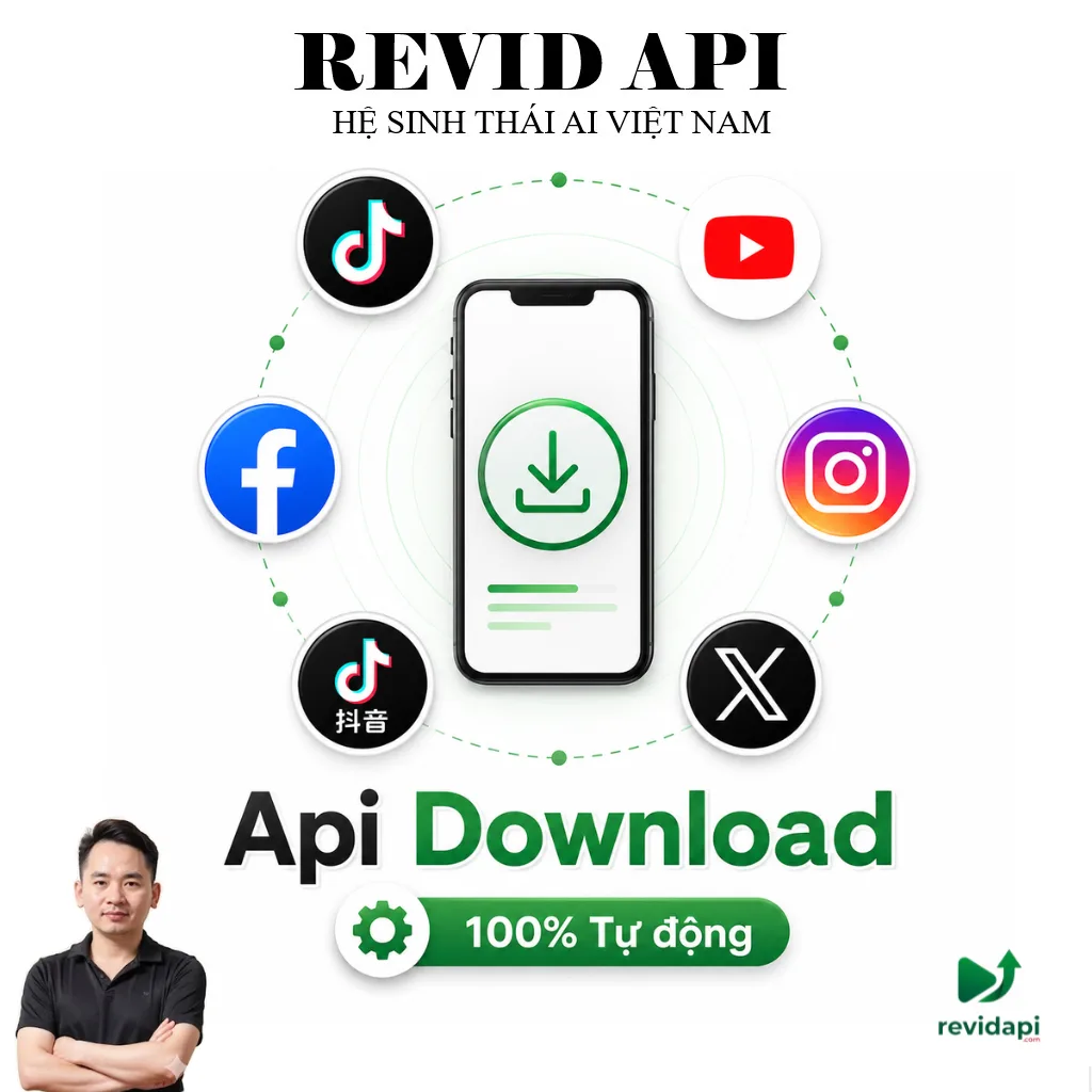 API Download Đa Nền Tảng | TikTok, YouTube, Douyin, Facebook