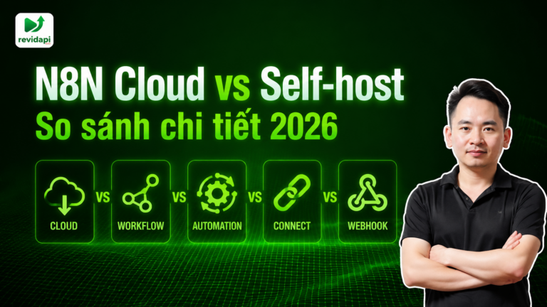 N8N Cloud và N8N Seflhost khác nhau gì? — ảnh bìa | RevidAPI